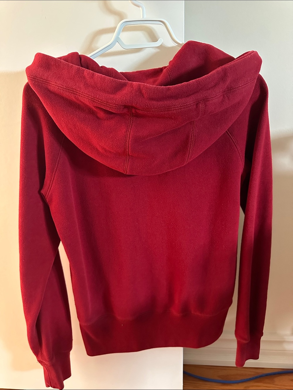Roots Women’s Red Zip Hoodie - Picture 2 of 3